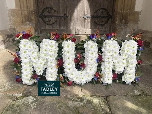 Country Style Letters Bright Colours MUM