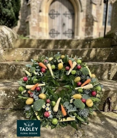 Vegetable Harvest Wreath